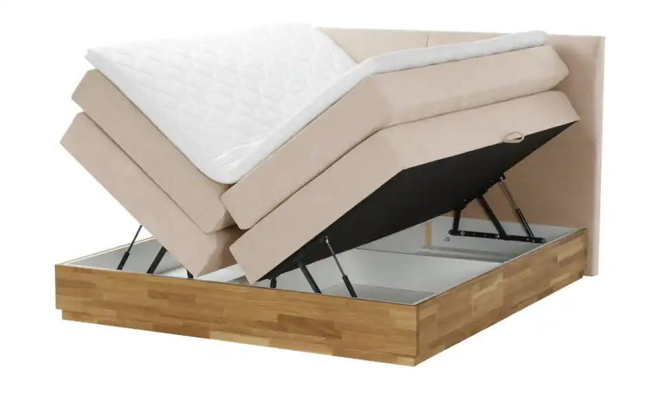 Boxspringbett Beam inklusive Bettkasten, Funktionsansicht