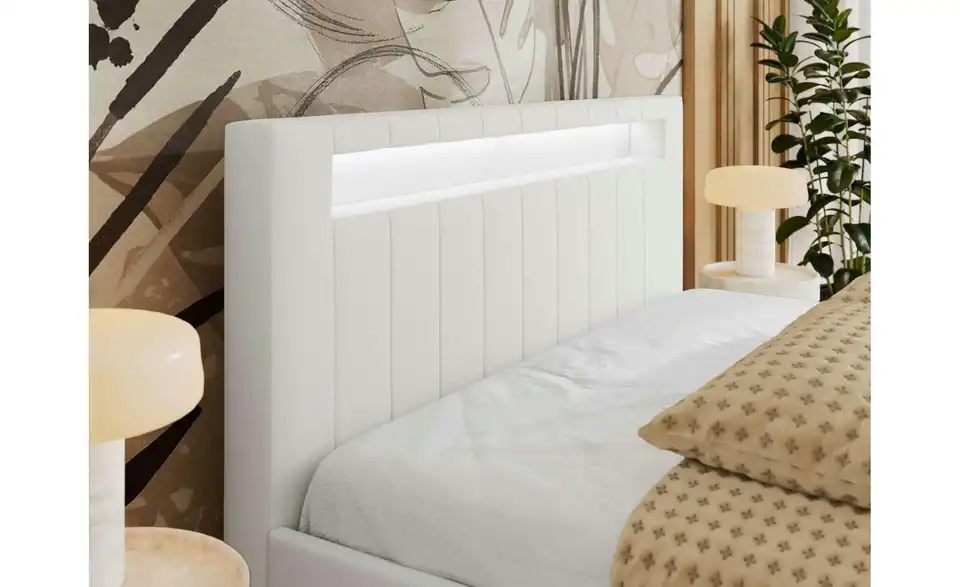 Polsterbett Gold 5 Classic mit Bettkasten, Detailansicht