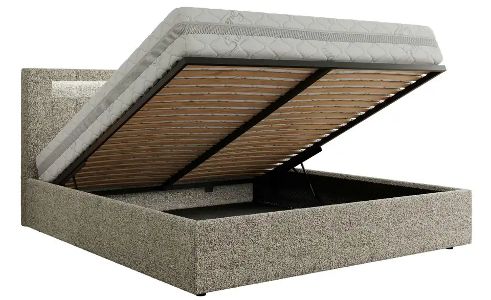 Polsterbett Gold 5 Classic mit Bettkasten, Funktionsansicht