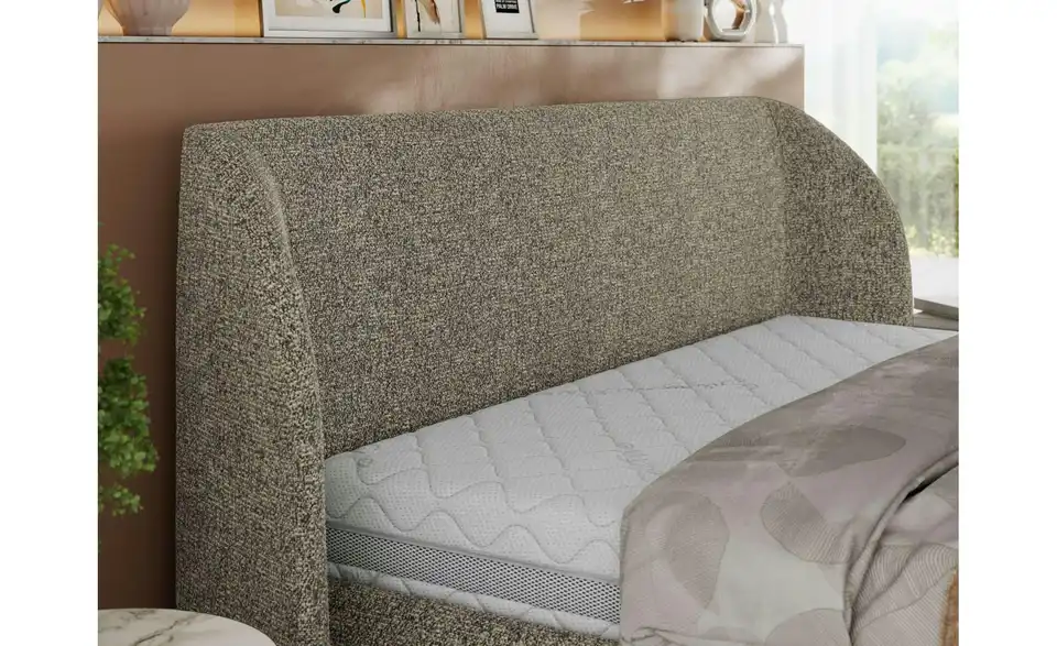 Polsterbett Caela Classic mit Bettkasten, Detailansicht