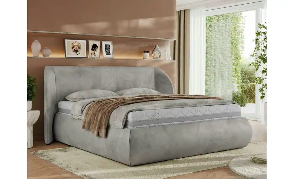Polsterbett Caela Classic mit Bettkasten, in Wohnsituation