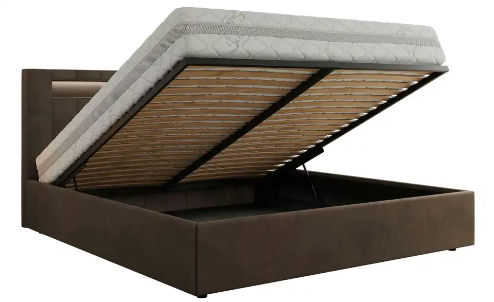 Polsterbett Gold 5 Classic mit Bettkasten, Funktionsansicht