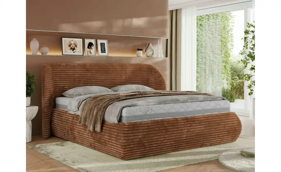 Polsterbett Caela Classic mit Bettkasten, in Wohnsituation