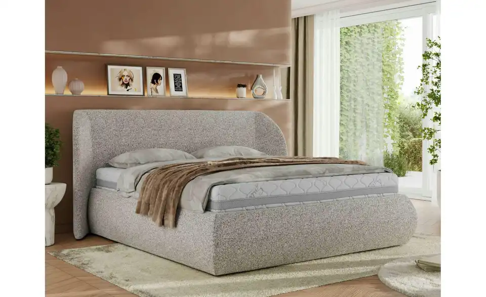 Polsterbett Caela Classic mit Bettkasten, in Wohnsituation
