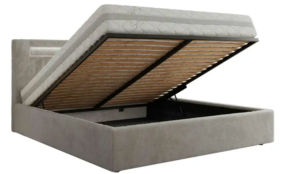 Polsterbett Gold 5 Classic mit Bettkasten, Funktionsansicht