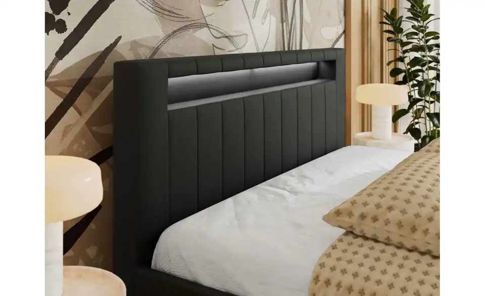 Polsterbett Gold 5 Classic mit Bettkasten, Detailansicht
