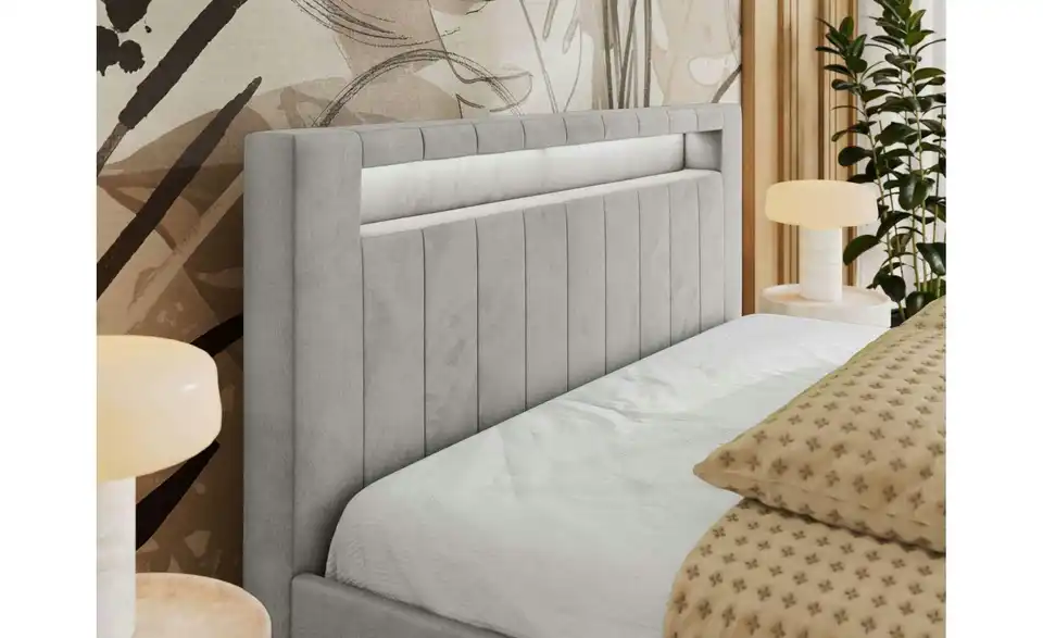 Polsterbett Gold 5 Classic mit Bettkasten, Detailansicht