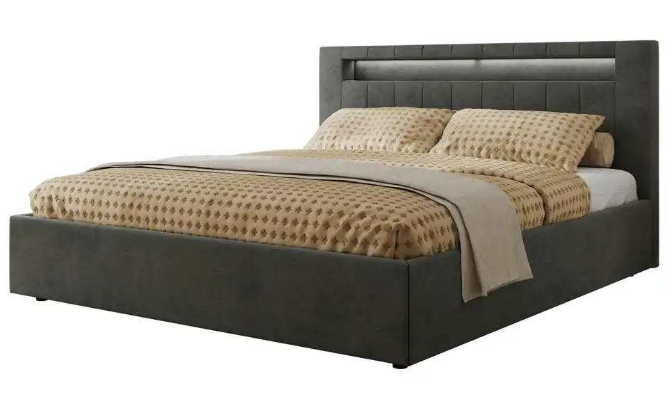 Polsterbett Gold 5 Classic mit Bettkasten, Perspektive