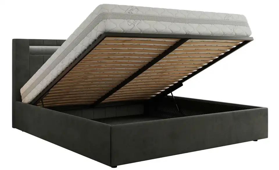 Polsterbett Gold 5 Classic mit Bettkasten, Funktionsansicht