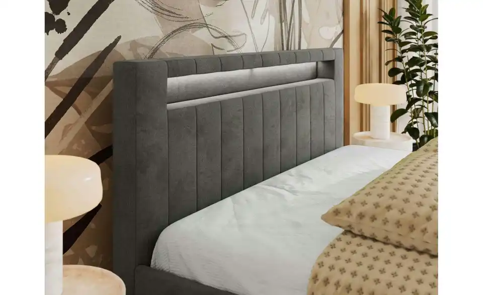Polsterbett Gold 5 Classic mit Bettkasten, Detailansicht