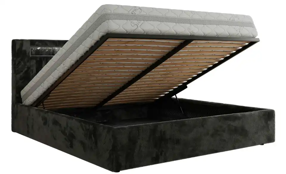 Polsterbett Gold 5 Classic mit Bettkasten, Funktionsansicht