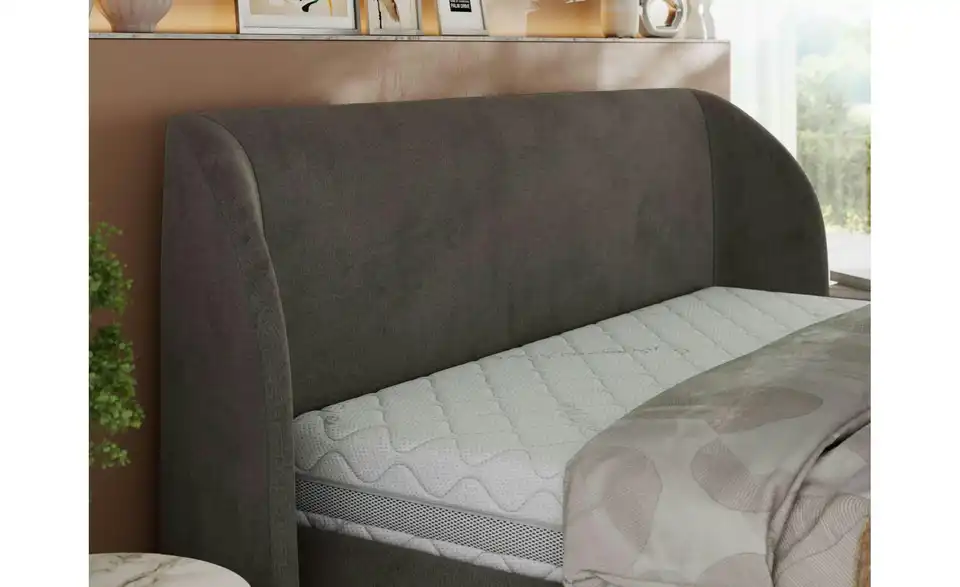 Polsterbett Caela Classic mit Bettkasten, Detailansicht