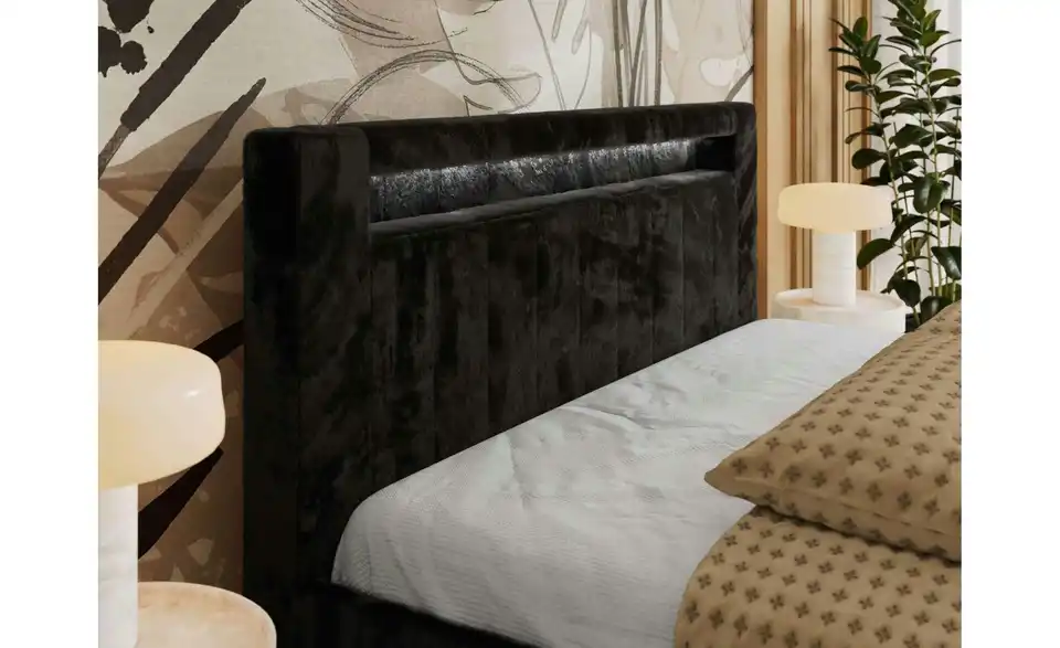 Polsterbett Gold 5 Classic mit Bettkasten, Detailansicht