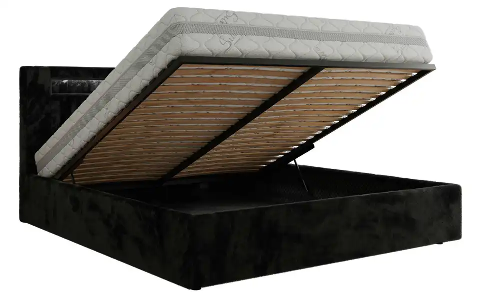 Polsterbett Gold 5 Classic mit Bettkasten, Funktionsansicht