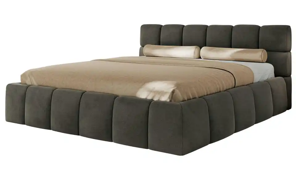 Polsterbett Nira Classic mit Bettkasten, Perspektive