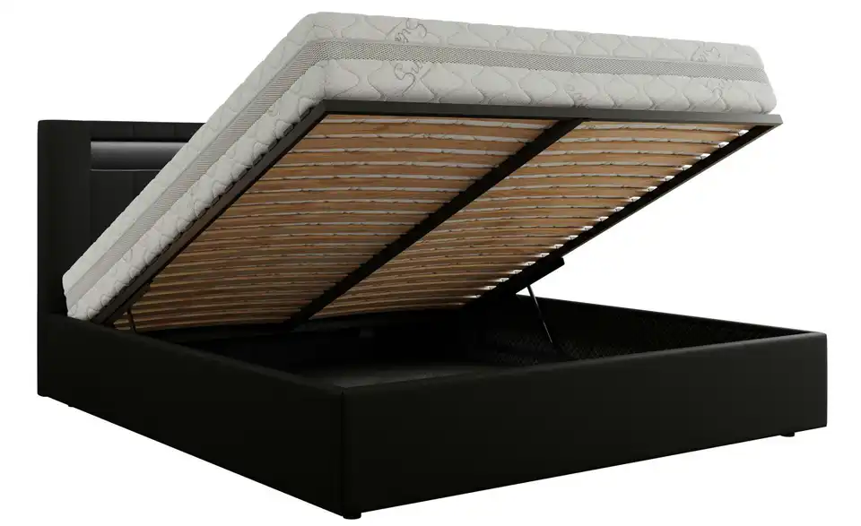 Polsterbett Gold 5 Classic mit Bettkasten, Funktionsansicht