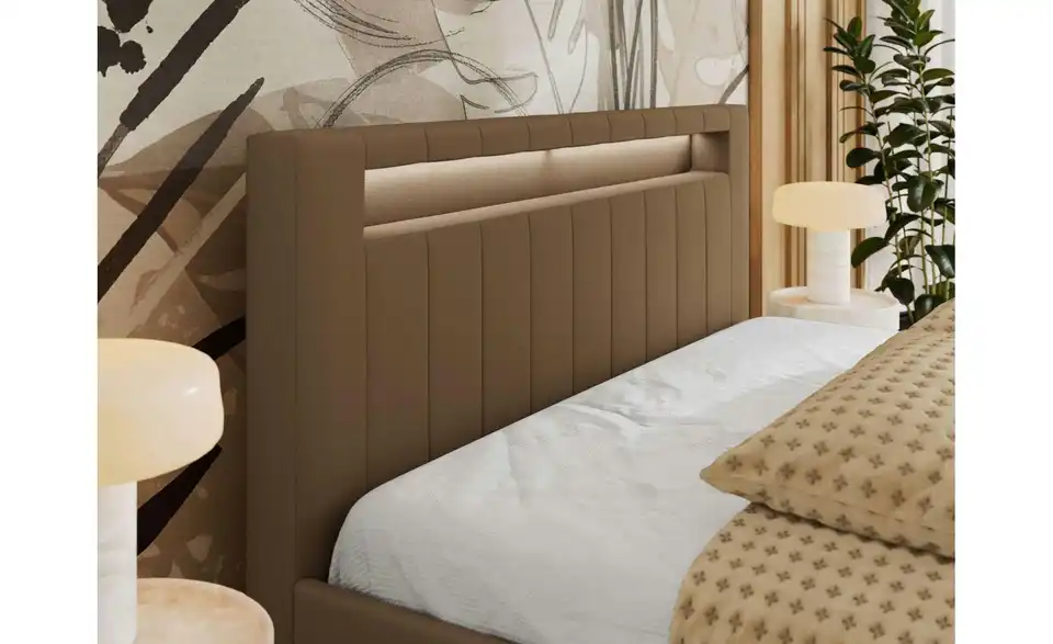 Polsterbett Gold 5 Classic mit Bettkasten, Detailansicht