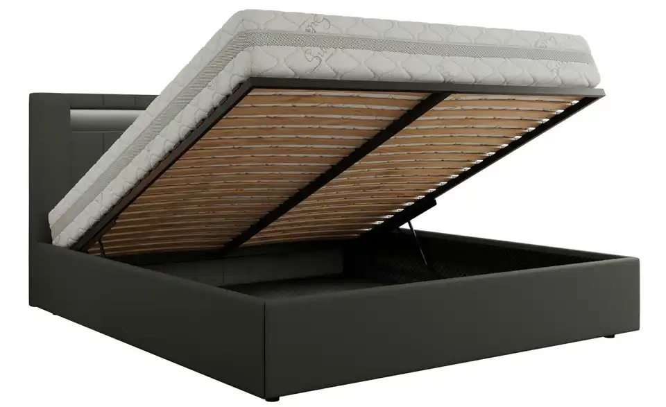 Polsterbett Gold 5 Classic mit Bettkasten, Funktionsansicht