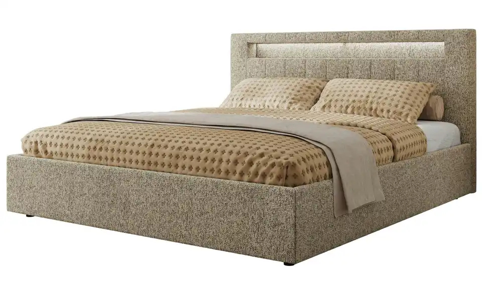 Polsterbett Gold 5 Classic mit Bettkasten, Perspektive