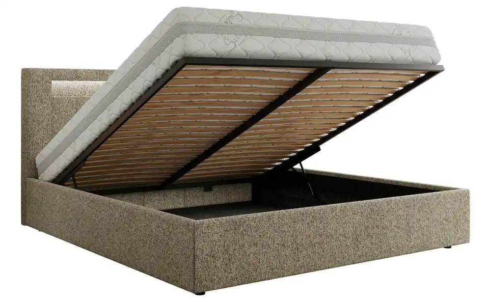 Polsterbett Gold 5 Classic mit Bettkasten, Funktionsansicht