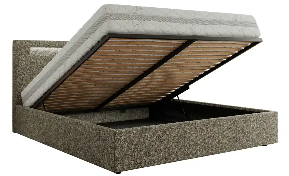 Polsterbett Gold 5 Classic mit Bettkasten, Funktionsansicht