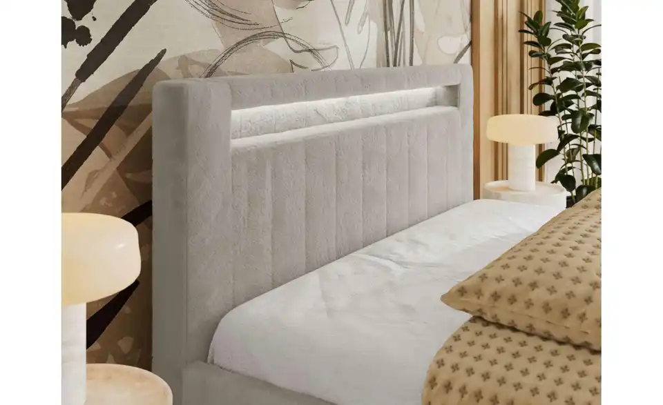 Polsterbett Gold 5 Classic mit Bettkasten, Detailansicht