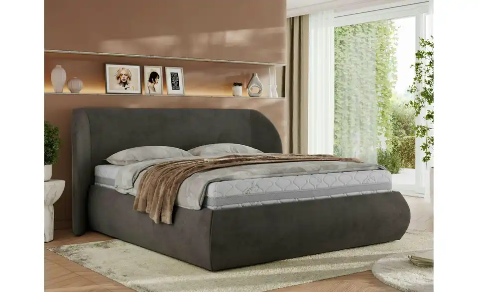 Polsterbett Caela Classic mit Bettkasten, in Wohnsituation