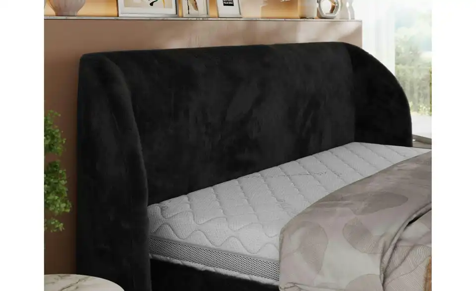 Polsterbett Caela Classic mit Bettkasten, Detailansicht