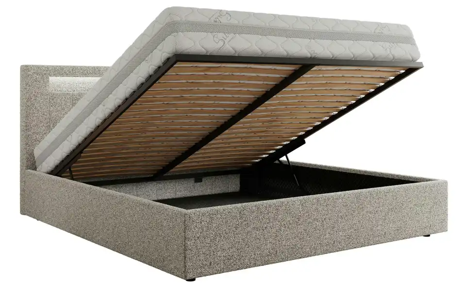 Polsterbett Gold 5 Classic mit Bettkasten, Funktionsansicht