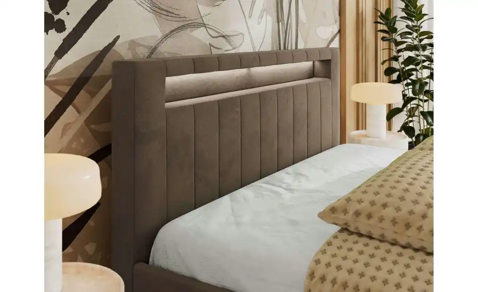 Polsterbett Gold 5 Classic mit Bettkasten, Detailansicht