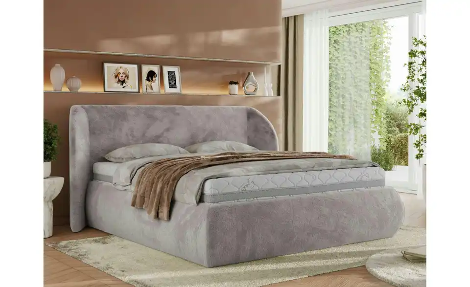 Polsterbett Caela Classic mit Bettkasten, in Wohnsituation