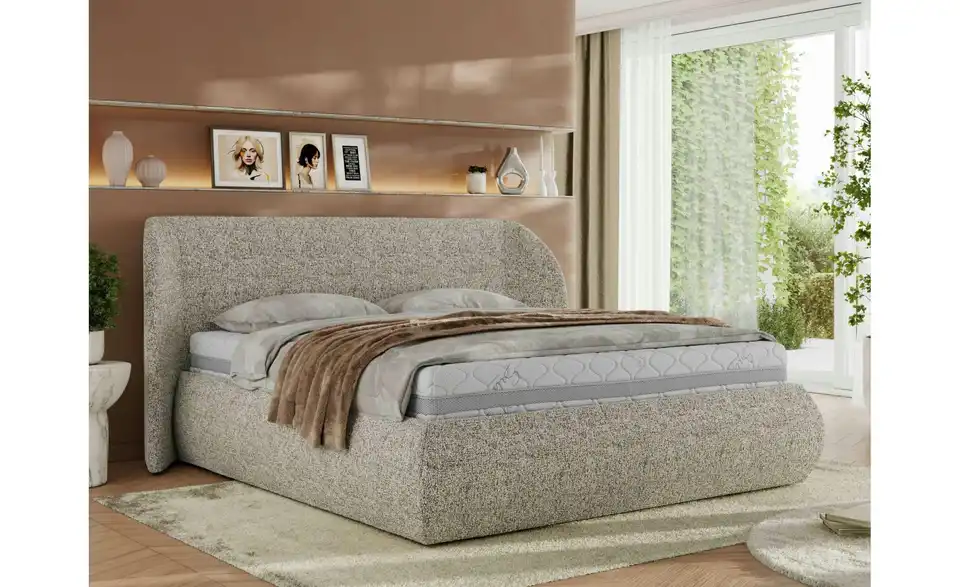 Polsterbett Caela Classic mit Bettkasten, in Wohnsituation