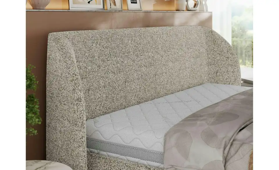 Polsterbett Caela Classic mit Bettkasten, Detailansicht