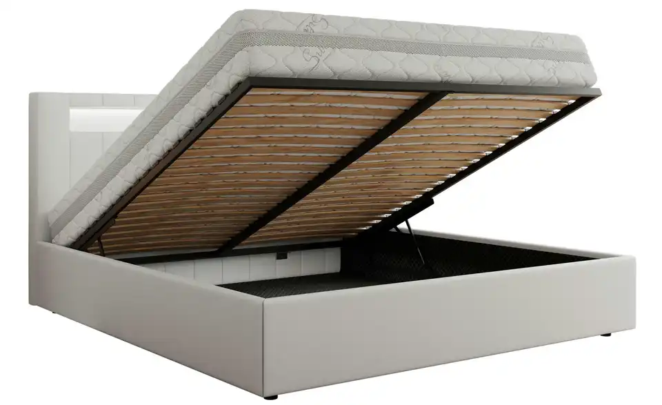 Polsterbett Gold 5 Classic mit Bettkasten, Funktionsansicht