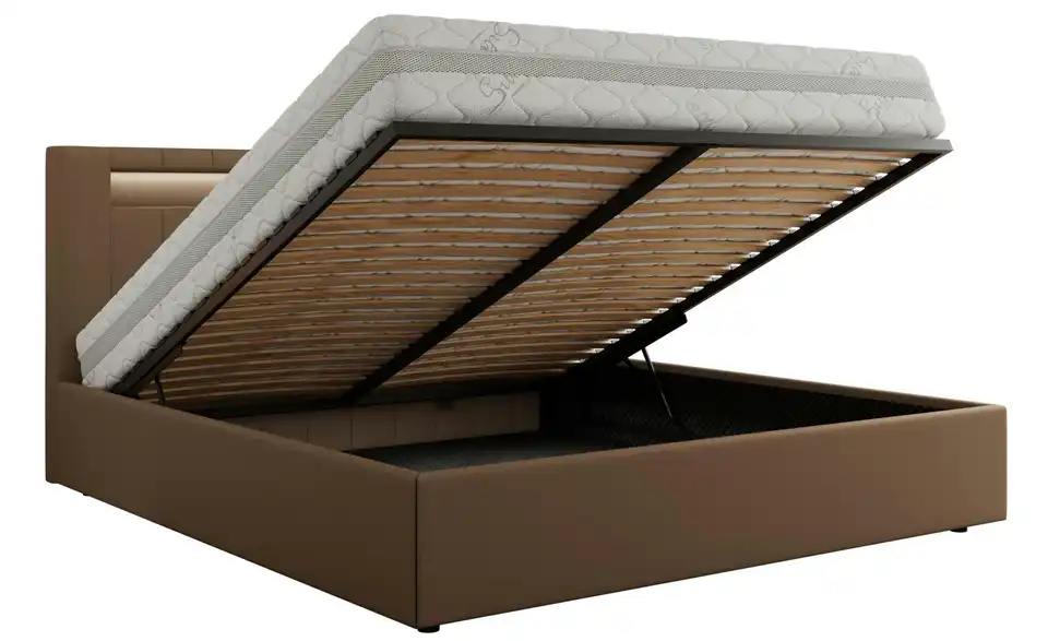 Polsterbett Gold 5 Classic mit Bettkasten, Funktionsansicht