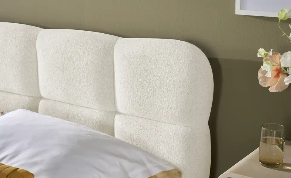 Polsterbett Lux mit Bettkasten, Detailansicht