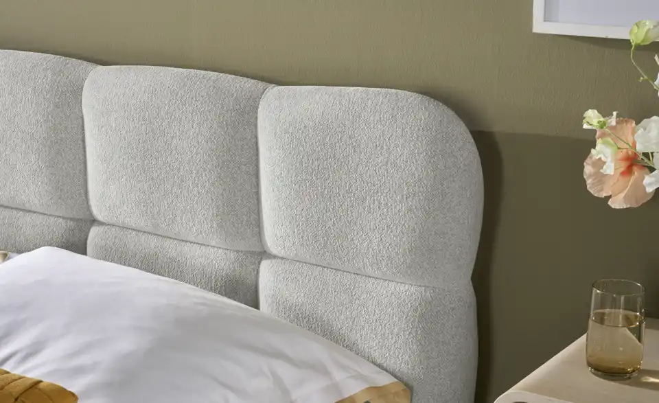 Polsterbett Lux mit Bettkasten, Detailansicht