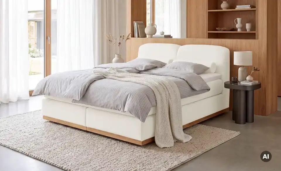Boxspringbett Esop, in Wohnsituation