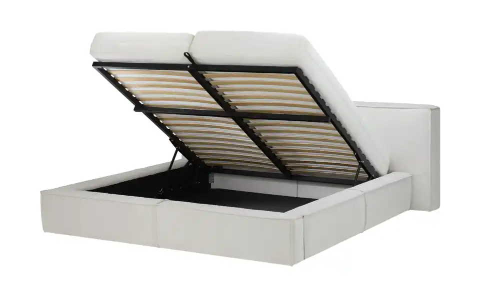Höffner Selection Polsterbett Liora mit Bettkasten, geöffnet