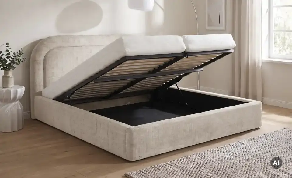 Höffner Selection Polsterbett Milea mit Bettkasten, Detailansicht