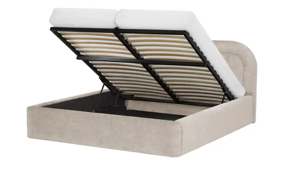 Höffner Selection Polsterbett Milea mit Bettkasten, Detailansicht