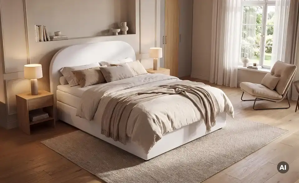 Boxspringbett Amber, in Wohnsituation