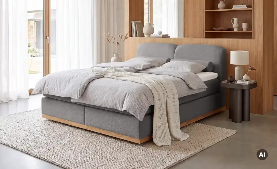 Boxspringbett Esop, in Wohnsituation