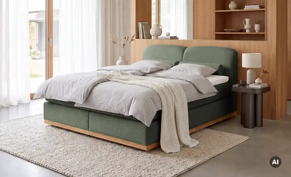 Boxspringbett Esop, in Wohnsituation