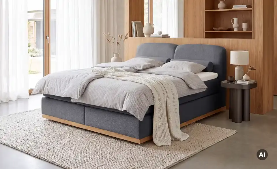 Boxspringbett Esop, in Wohnsituation
