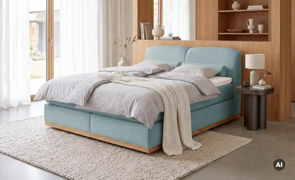 Boxspringbett Esop, in Wohnsituation
