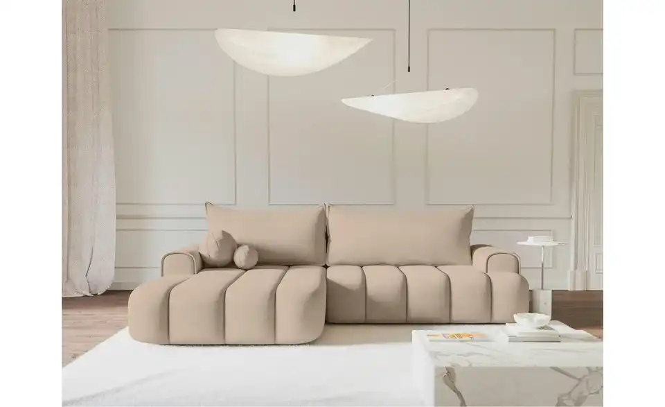 Selsey Ecksofa Dandelino mit Schlaffunktion, in Wohnsituation