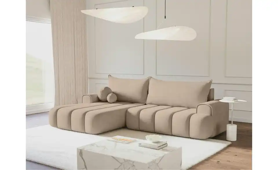 Selsey Ecksofa Dandelino mit Schlaffunktion, in Wohnsituation