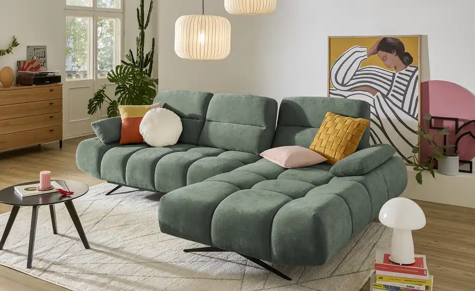 switch Ecksofa Falcao, in Wohnsituation