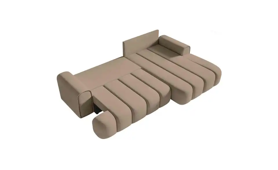 Selsey Ecksofa Dandelino mit Schlaffunktion, Funktionsansicht